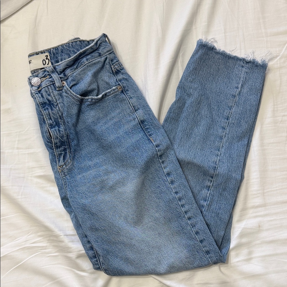 Garage Sky Blue Ankle Jeans